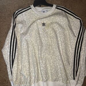 Adidas Cheetah Print Sweatshirt
